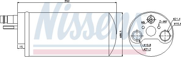 Nissens 95494 - Осушитель, кондиционер www.parts5.com