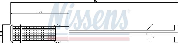 Nissens 95407 - Szárító, klímaberendezés www.parts5.com