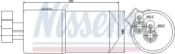 Nissens 95436 - Kuivati,kliimaseade www.parts5.com