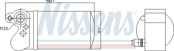 Nissens 95517 - Kuivain, ilmastointilaite www.parts5.com