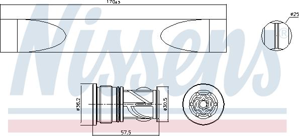 Nissens 95620 - Sušač, klima-uređaj www.parts5.com