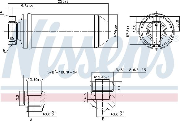 Nissens 95058 - Dryer, air conditioning www.parts5.com