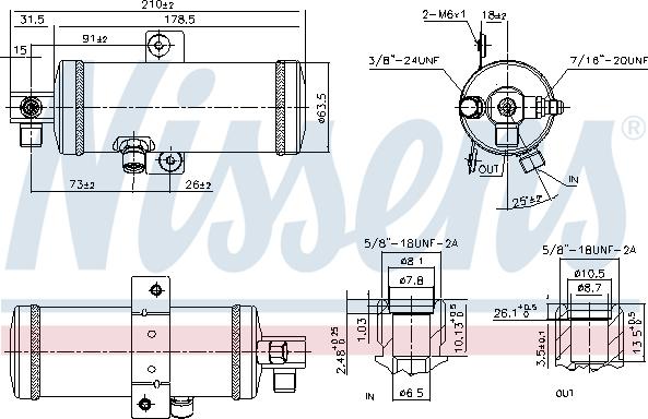 Nissens 95060 - Dryer, air conditioning www.parts5.com