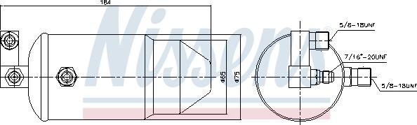 Nissens 95010 - Dryer, air conditioning www.parts5.com