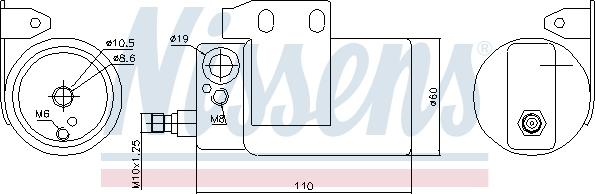 Nissens 95185 - Αφυγραντήρας, σύστ. κλιματισμού www.parts5.com