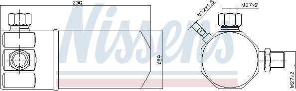 Nissens 95137 - Uscator,aer conditionat www.parts5.com