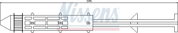 Nissens 95326 - Αφυγραντήρας, σύστ. κλιματισμού www.parts5.com