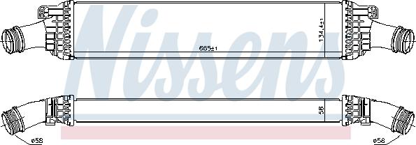 Nissens 96567 - Intercooler, charger www.parts5.com