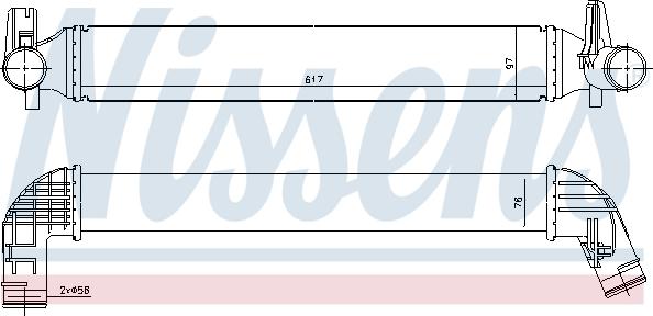 Nissens 96530 - Intercooler, charger www.parts5.com