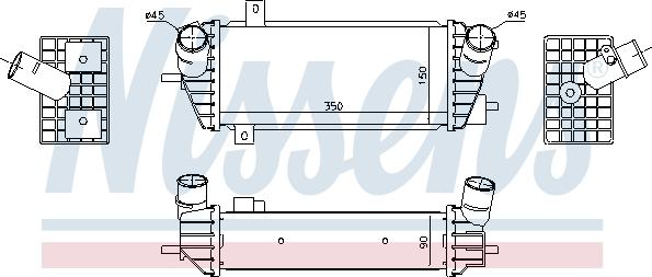 Nissens 961493 - Intercooler, charger parts5.com