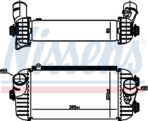 Nissens 96187 - Intercooler, charger www.parts5.com