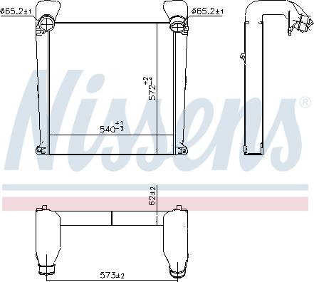 Nissens 961331 - Intercooler, compresor parts5.com