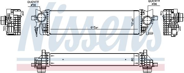 Nissens 96133 - Intercooler, charger www.parts5.com