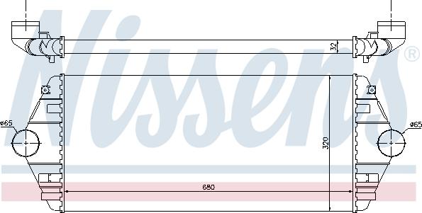 Nissens 96849 - Intercooler, charger www.parts5.com