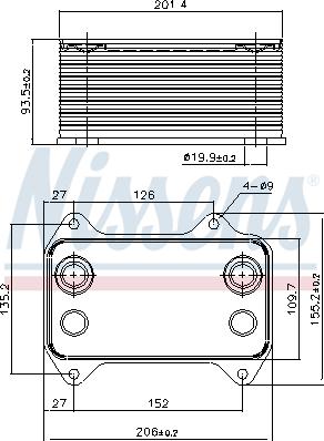 Nissens 90690 - Radiator ulei, ulei motor www.parts5.com