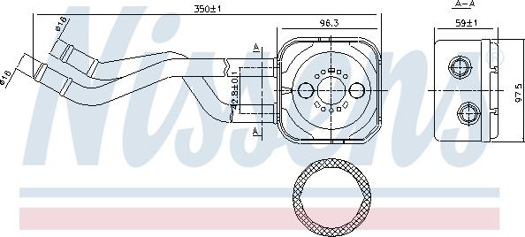Nissens 90685 - Маслен радиатор, двигателно масло www.parts5.com
