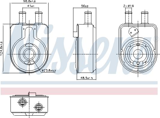 Nissens 91448 - Radiator ulei, ulei motor www.parts5.com