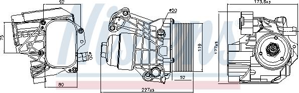 Nissens 91312 - Chłodnica oleju, olej silnikowy www.parts5.com