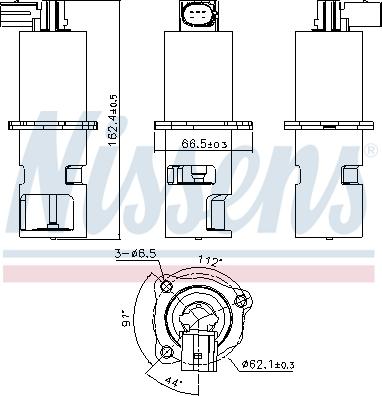 Nissens 98163 - Zawór AGR www.parts5.com