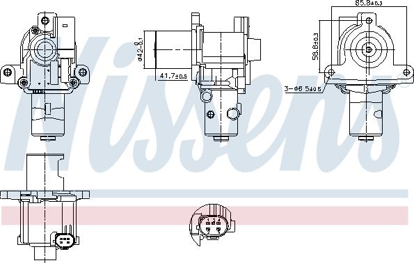 Nissens 98183 - Supapa EGR www.parts5.com