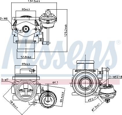 Nissens 98182 - Supapa EGR www.parts5.com