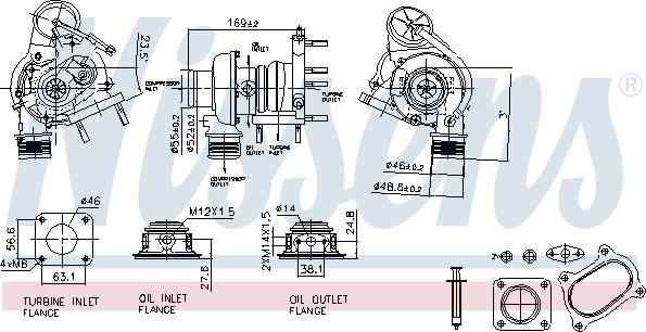 Nissens 93424 - Compresor,sistem de supraalimentare www.parts5.com