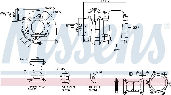 Nissens 93597 - Dmychadlo, plnění www.parts5.com