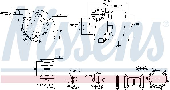 Nissens 93583 - Compresor,sistem de supraalimentare www.parts5.com