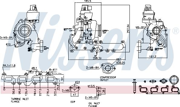 Nissens 93098 - Compresor,sistem de supraalimentare www.parts5.com