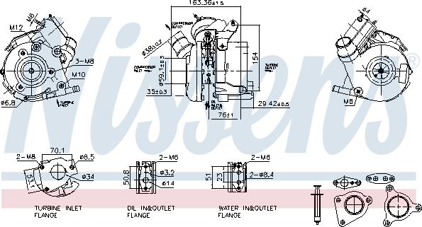 Nissens 93830 - Υπερπληρωτής, υπερπλήρωση www.parts5.com