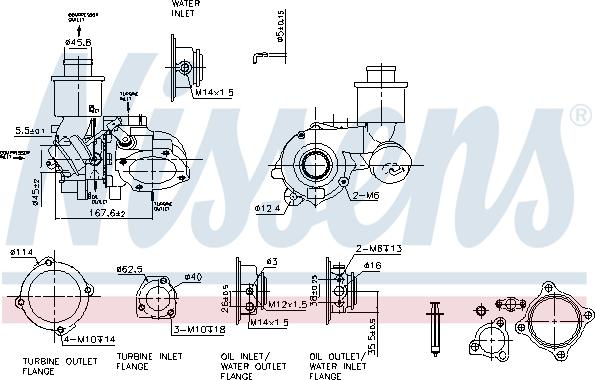 Nissens 93222 - Турбина, компрессор www.parts5.com