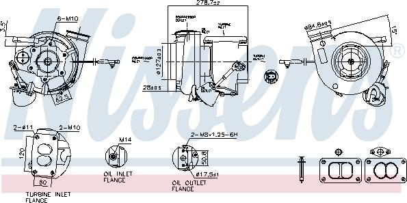 Nissens 93721 - Kompressor,ülelaadimine www.parts5.com