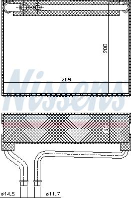 Nissens 92186 - Evaporator, air conditioning www.parts5.com