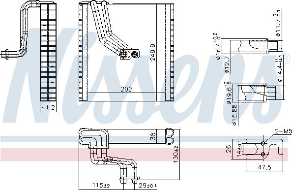 Nissens 92369 - Evaporador, aire acondicionado www.parts5.com