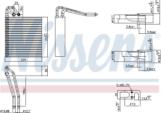 Nissens 92331 - Výparník, klimatizace www.parts5.com