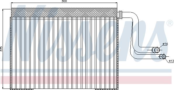 Nissens 92268 - Evaporator,aer conditionat www.parts5.com