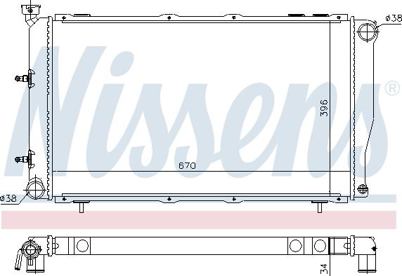 Nissens 64113 - Radiaator,mootorijahutus www.parts5.com