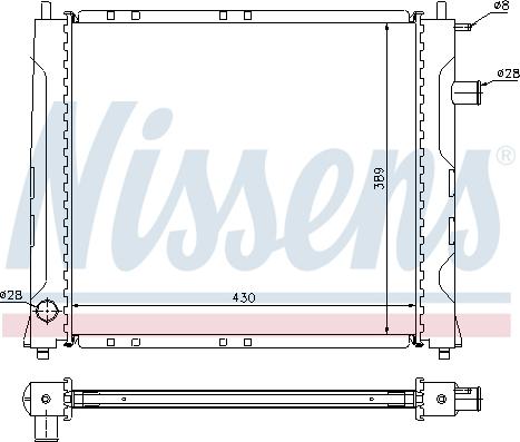 Nissens 642091 - Radiador, refrigeración del motor www.parts5.com