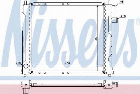 Nissens 64209A - Radiador, refrigeración del motor www.parts5.com