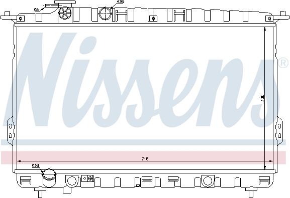 Nissens  66626 - Radiator, engine cooling www.parts5.com