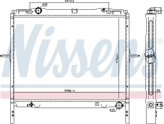 Nissens 66779 - Kühler, Motorkühlung www.parts5.com