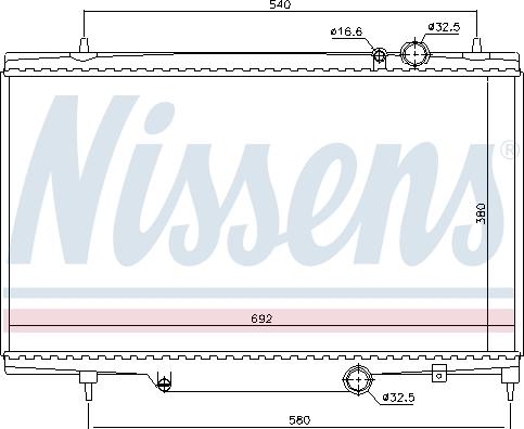 Nissens 61297 - Hladnjak, hlađenje motora www.parts5.com