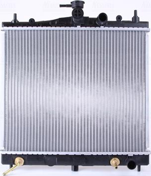 Nissens 68700A - Radiator, engine cooling www.parts5.com