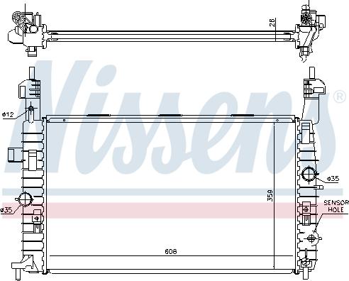 Nissens 63096 - Hladilnik, hlajenje motorja www.parts5.com