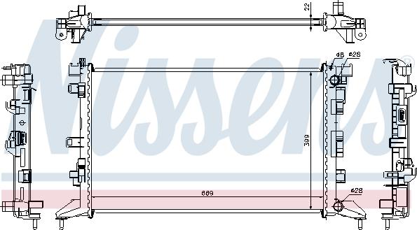 Nissens 637602 - Hladnjak, hlađenje motora www.parts5.com