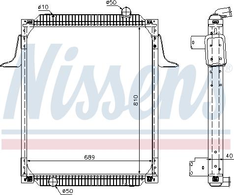 Nissens 63789A - Kühler, Motorkühlung www.parts5.com