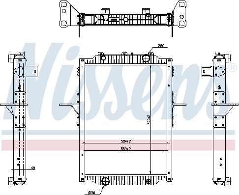 Nissens 637879 - Radiator, engine cooling www.parts5.com