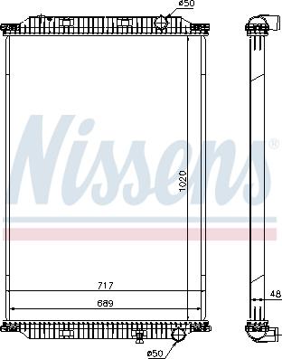 Nissens 637780 - Радиатор, охлаждане на двигателя www.parts5.com