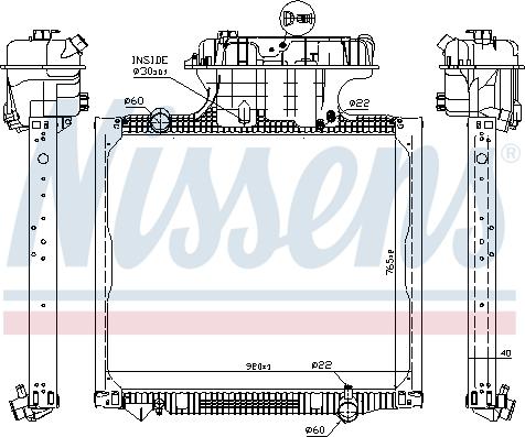 Nissens 62875 - Motor su radyatörü www.parts5.com