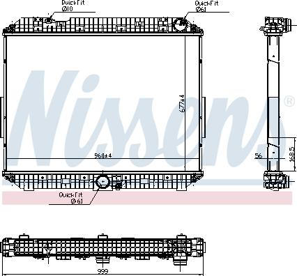 Nissens 6270030 - Radiador, refrigeración del motor www.parts5.com